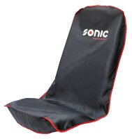 Sonic 47242 Sitzabdeckung, schwarz mit Sonic Logo