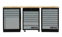 Sonic 4731515 MSS 2193mm Schrankwand mit Holz-Arbeitsplatte