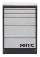 Sonic 4731615 MSS 674mm Schrank mit Edelstahl-Arbeitsplatte