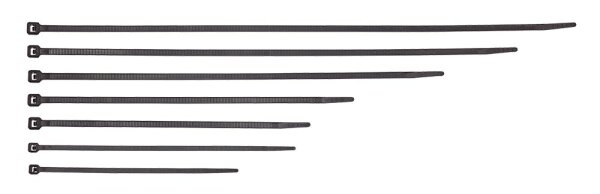 Sonic 4821513 Kabelbinder, 4,8x190mm, 100 St&uuml;ck Packung (schwarz)