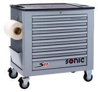 Sonic 734520 Werkstattwagen S11 gefüllt, 345-tlg., grau