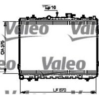 Kühler Motorkühlung VALEO 735523