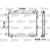 Kühler Motorkühlung VALEO 734207