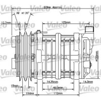 Kompressor Klimaanlage VALEO 815803