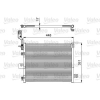 Kondensator Klimaanlage VALEO 814084