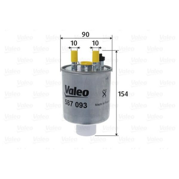 Kraftstofffilter VALEO 587093