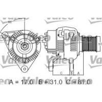 Generator VALEO 439293