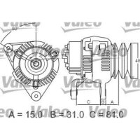 Generator VALEO 437195