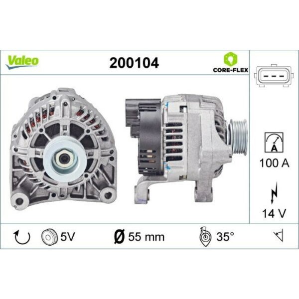 Generator VALEO 200104